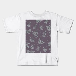 Magical branches - grey and xanadu Kids T-Shirt